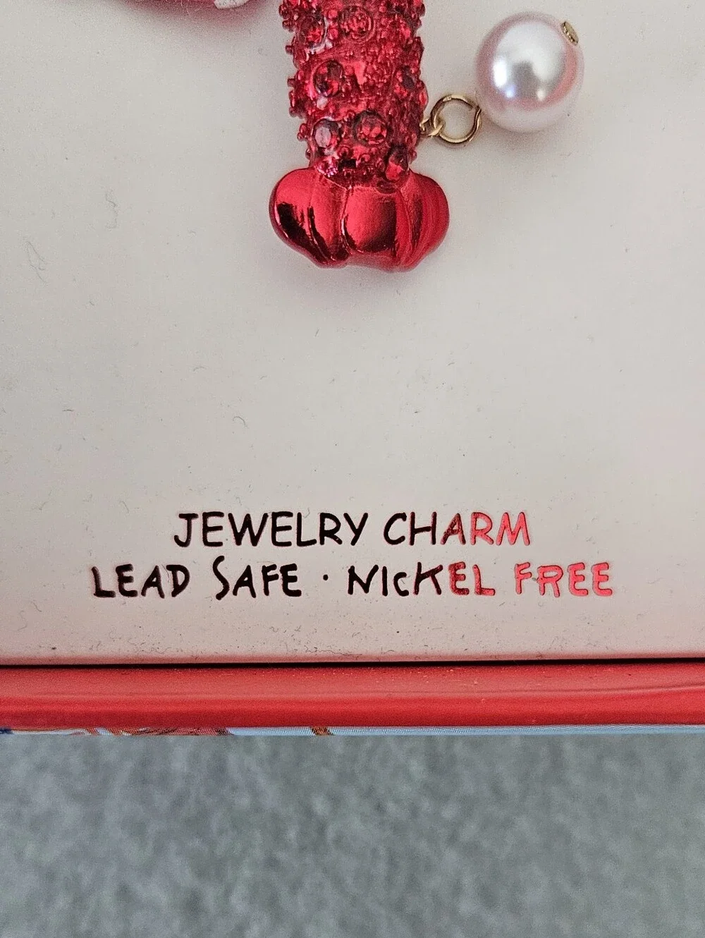 Betsey Johnson NWT Lobster Purse Charm & Keychain – Rhinestone Coastal Bag Charm
